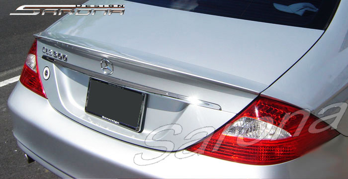 Custom Mercedes CLS Trunk Wing  Sedan (2005 - 2011) - $325.00 (Manufacturer Sarona, Part #MB-037-TW)